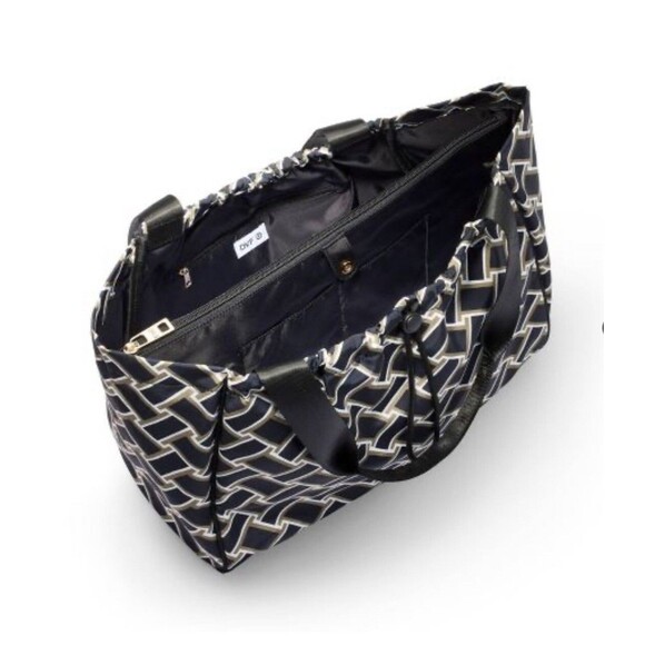 Vintage Weave Neutral Tote Bag - DVF - Diane von Furstenberg - New - Picture 3 of 5